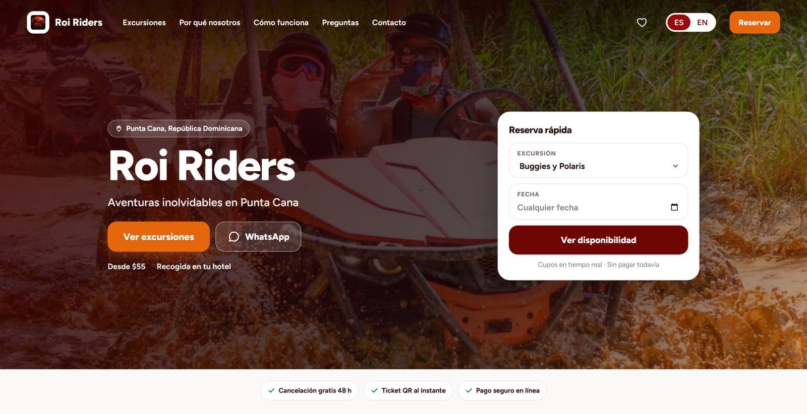 Página real de Roi Riders